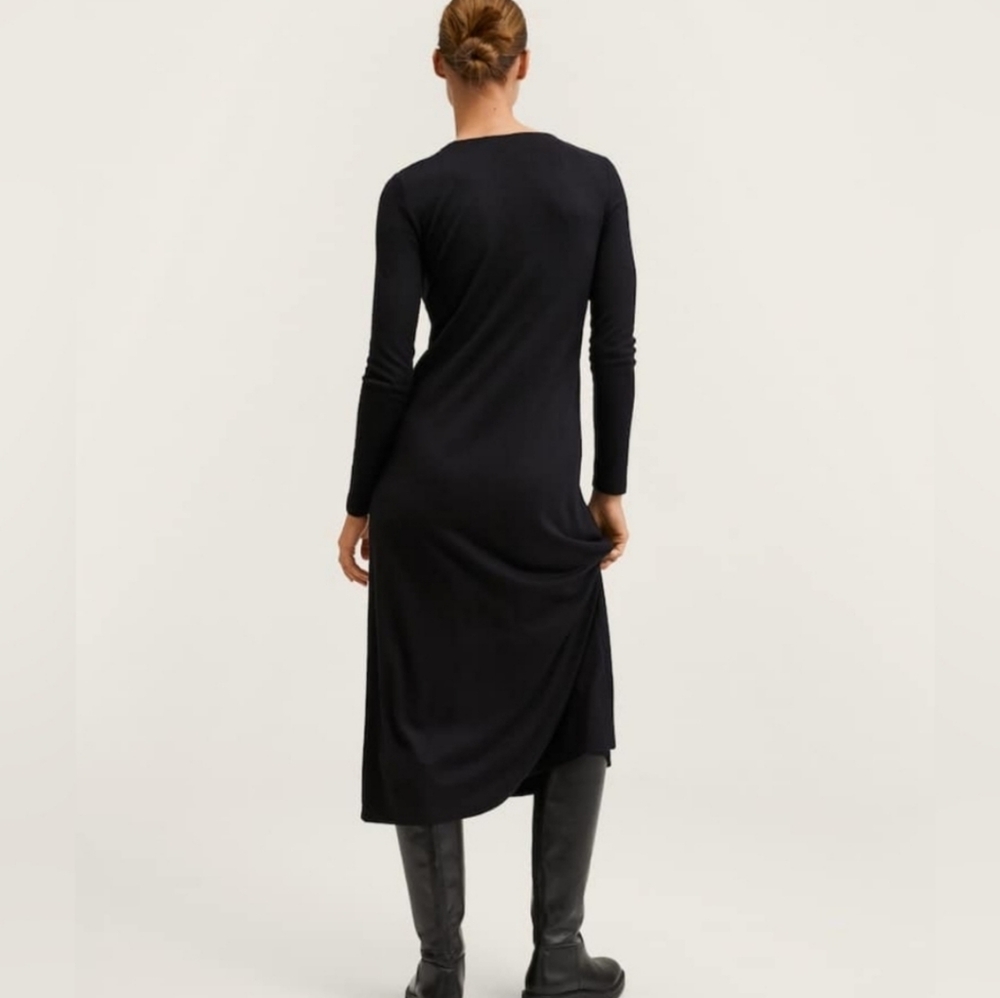 MANGO Knit Midi Dress - Picture 2 of 4